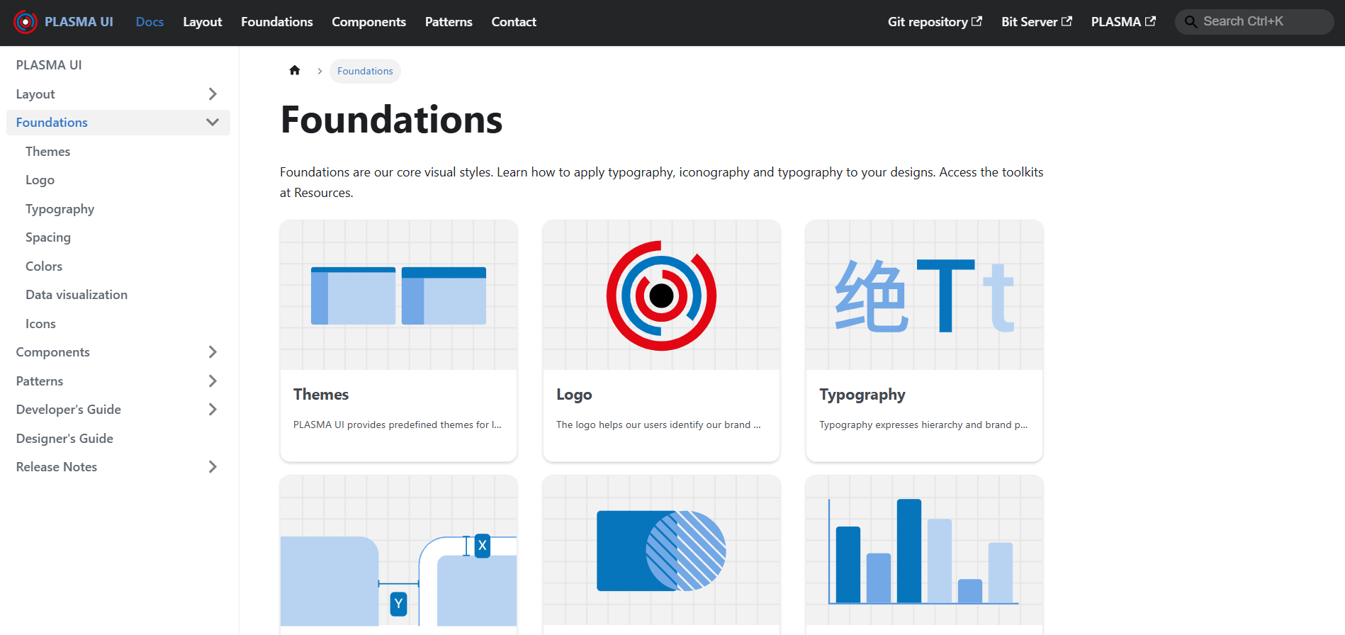 Plasma UI foundations